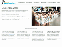 Tablet Screenshot of alltomstudenten.com